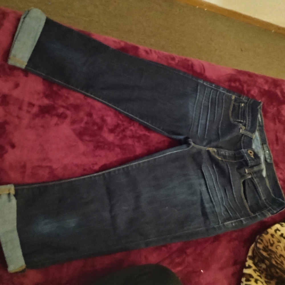 Lucky Brand Dark Blue Ankle Jeans